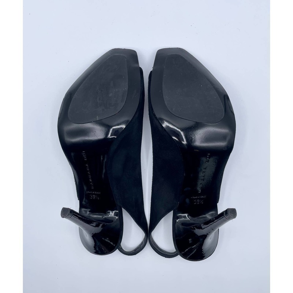 Barbara Bui Square Toe Asymmetrical Slingback Bla… - image 6